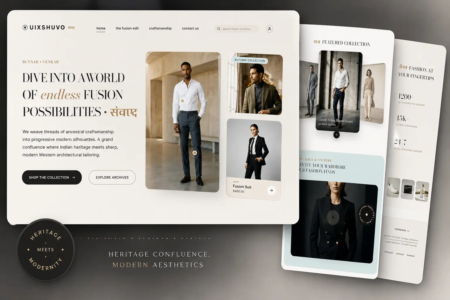Luxury Apparel Clothing Brand Design
